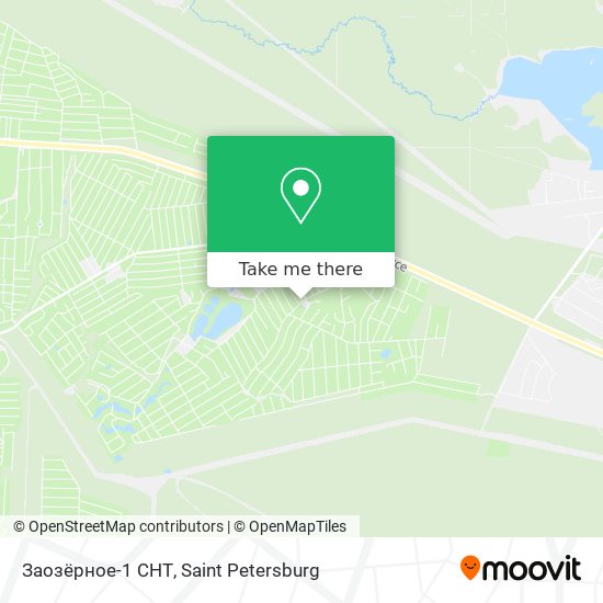 Заозёрное-1 СНТ map