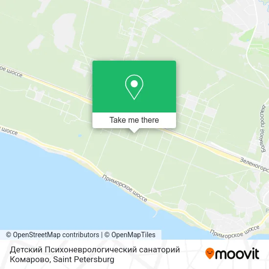 Детский Психоневрологический санаторий Комарово map