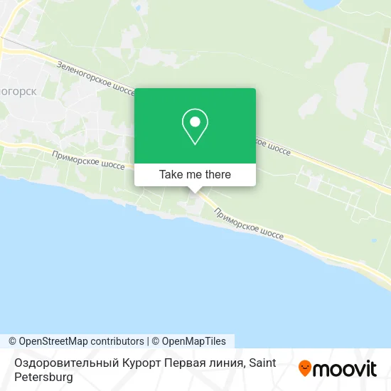 Оздоровительный Курорт Первая линия map