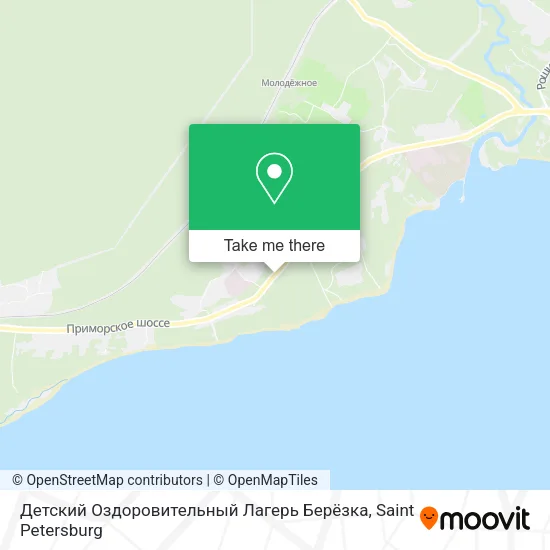 Детский Оздоровительный Лагерь Берёзка map