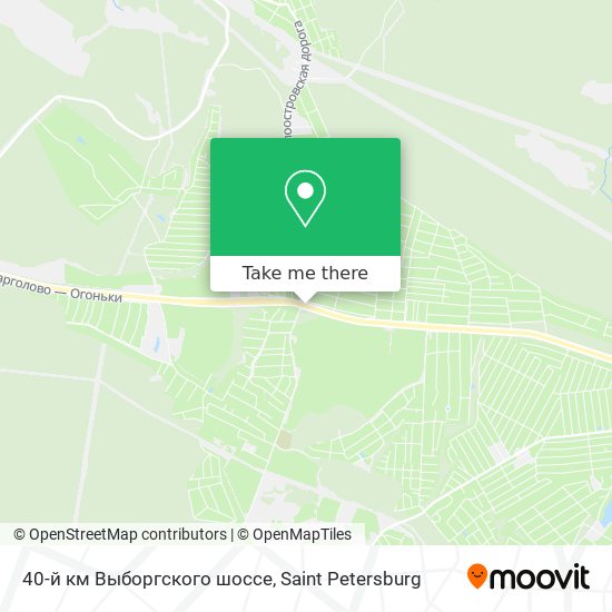 40-й км Выборгского шоссе map