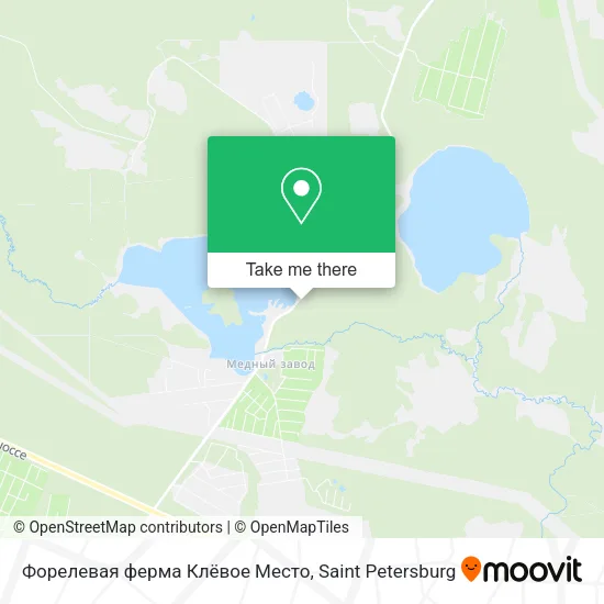 Форелевая ферма Клёвое Место map