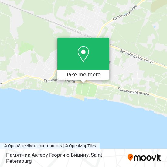 Памятник Актеру Георгию Вицину map