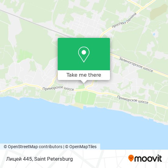 Лицей 445 map