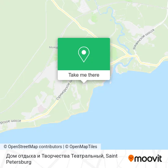 Дом отдыха и Творчества Театральный map
