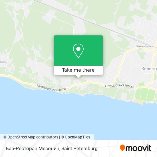 Бар-Ресторан Мезонин map