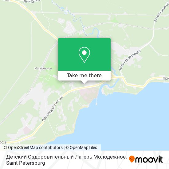 Детский Оздоровительный Лагерь Молодёжное map