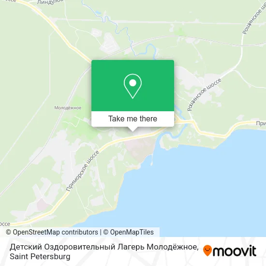 Детский Оздоровительный Лагерь Молодёжное map