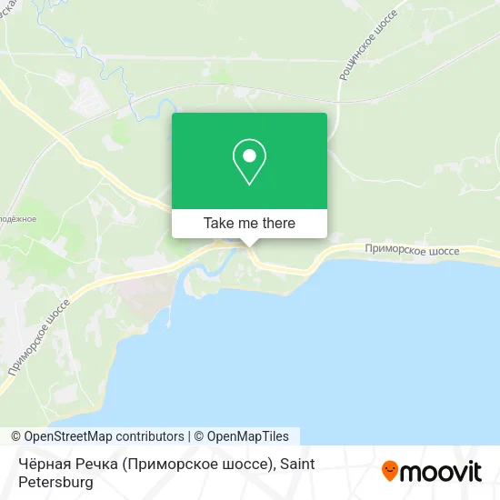Чёрная Речка (Приморское шоссе) map