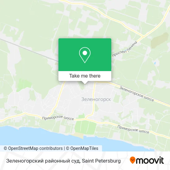 Зеленогорский районный суд map