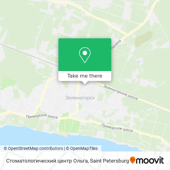 Стоматологический центр Ольга map