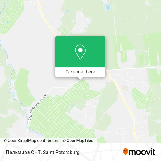 Пальмира СНТ map