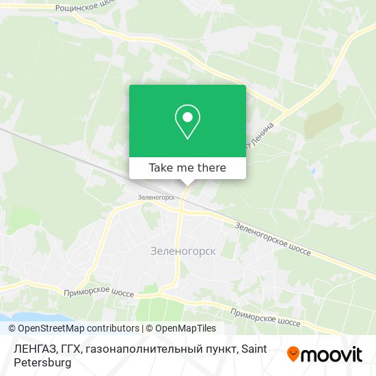 ЛЕНГАЗ, ГГХ, газонаполнительный пункт map