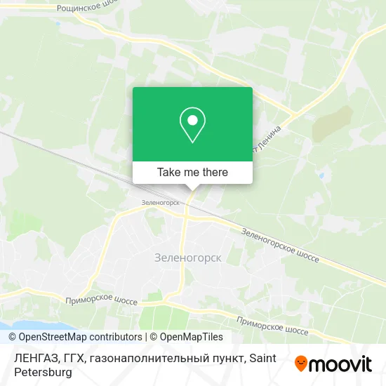 ЛЕНГАЗ, ГГХ, газонаполнительный пункт map