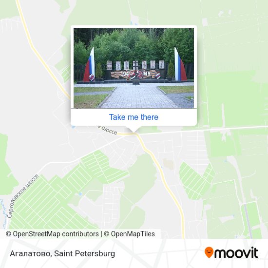 Агалатово map