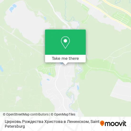 Церковь Рождества Христова в Ленинском map