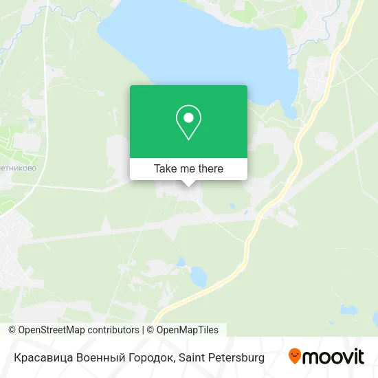 Красавица Военный Городок map