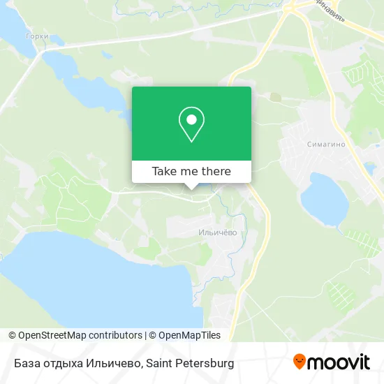 База отдыха Ильичево map