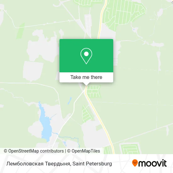 Лемболовская Твердыня map