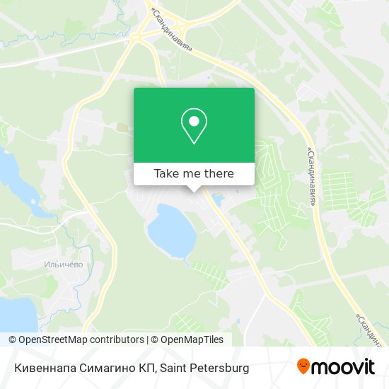 Кивеннапа Симагино КП map