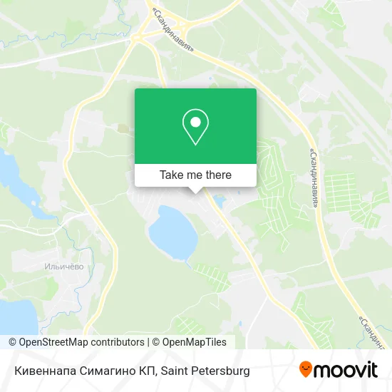 Кивеннапа Симагино КП map