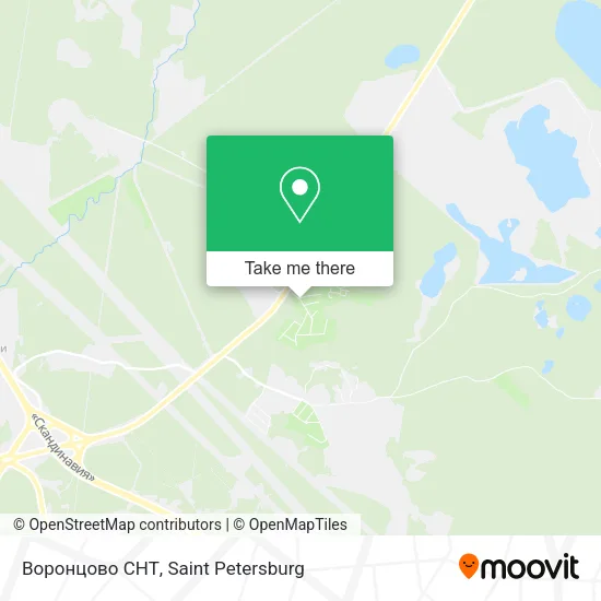 Воронцово СНТ map