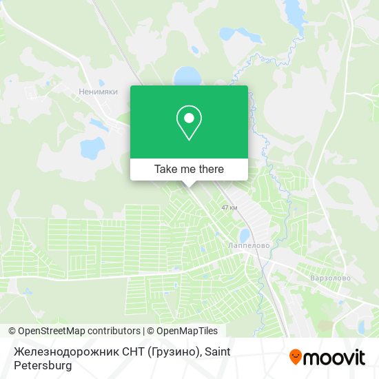 Железнодорожник СНТ (Грузино) map