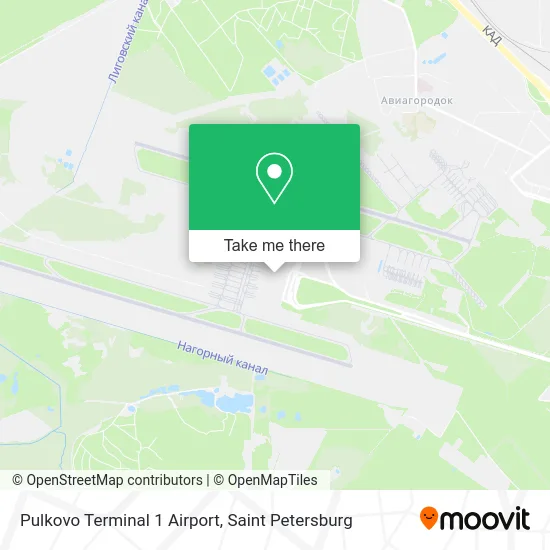 Pulkovo Terminal 1 Airport map