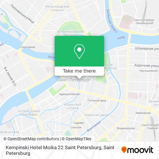 Kempinski Hotel Moika 22 Saint Petersburg map