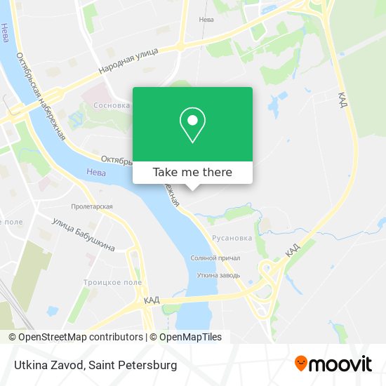 Utkina Zavod map