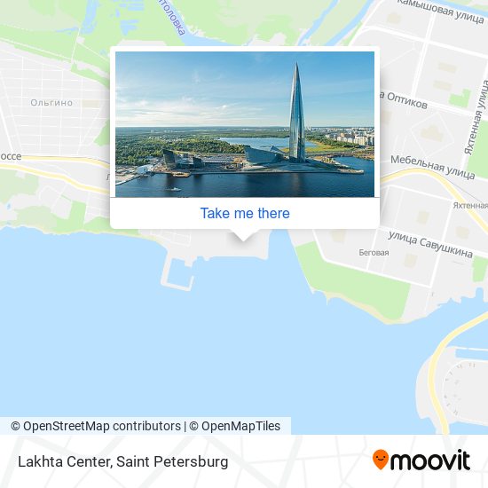 Lakhta Center map