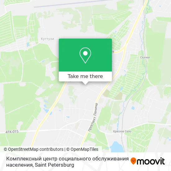 Комплексный центр социального обслуживания населения map