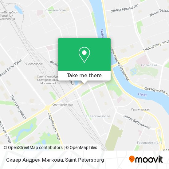 Сквер Андрея Мягкова map