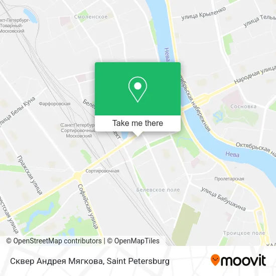 Сквер Андрея Мягкова map