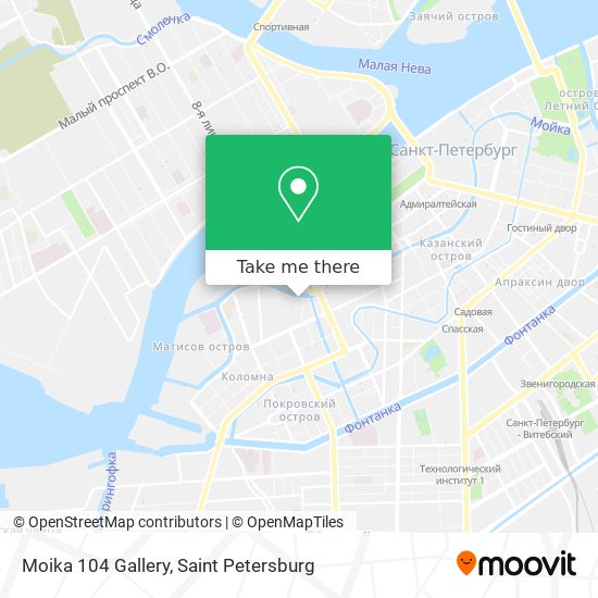 Moika 104 Gallery map