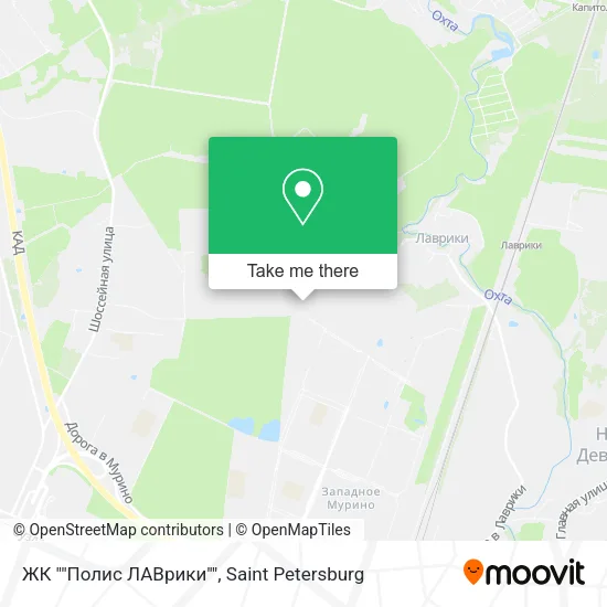 ЖК ""Полис ЛАВрики"" map