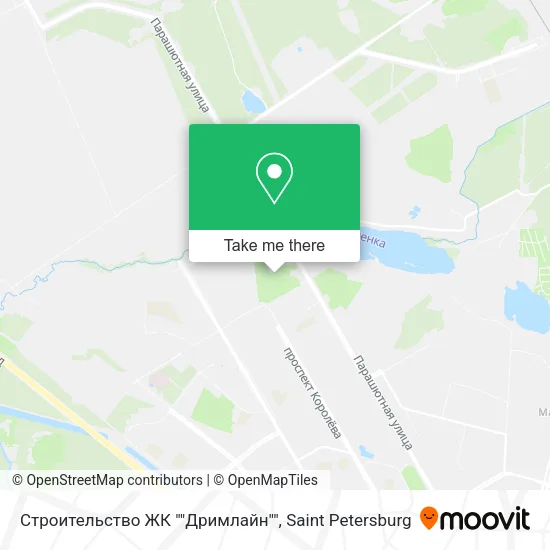 Строительство ЖК ""Дримлайн"" map