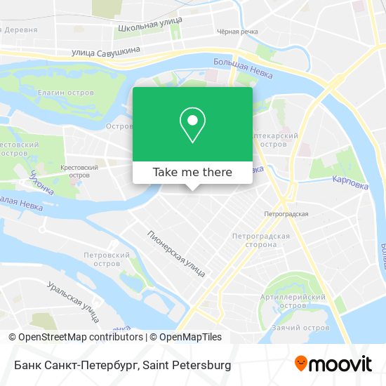Банк Санкт-Петербург map