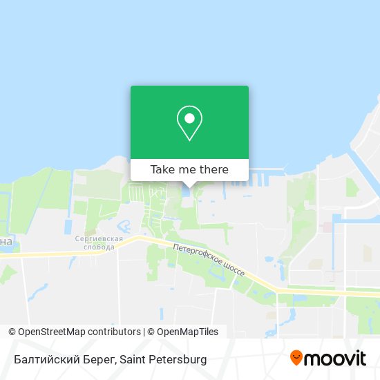 Балтийский Берег map