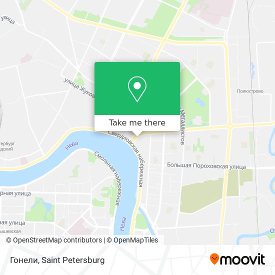 Гонели map
