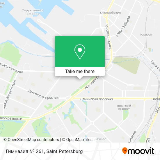Гимназия № 261 map