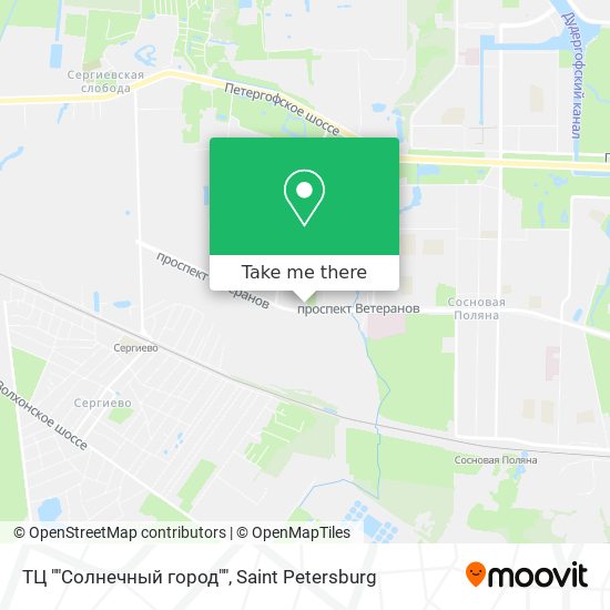 ТЦ  ""Солнечный город"" map