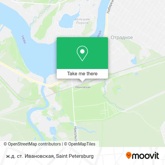 ж.д. ст. Ивановская map