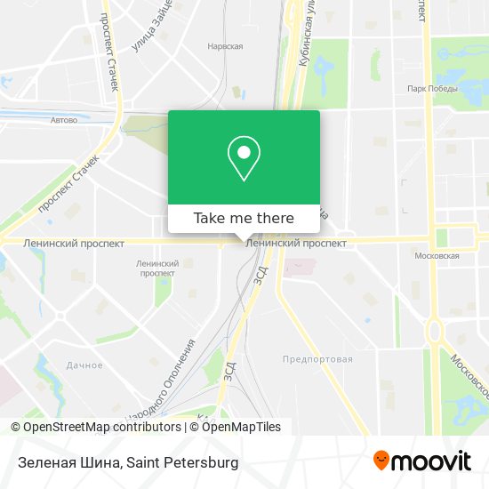 Зеленая Шина map