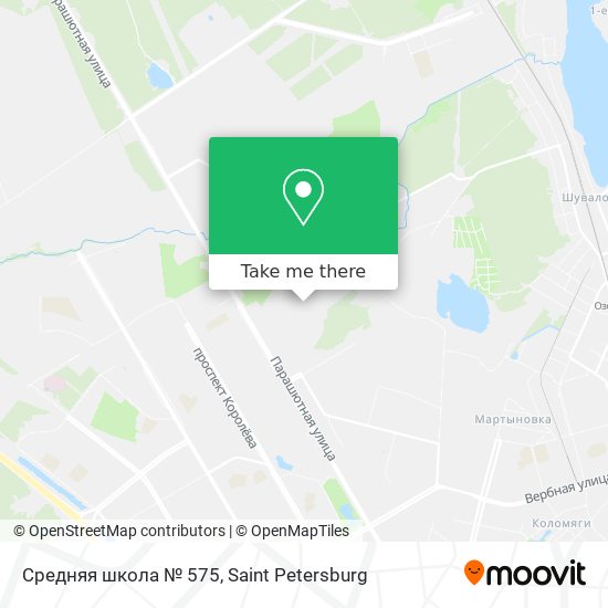 Средняя школа № 575 map