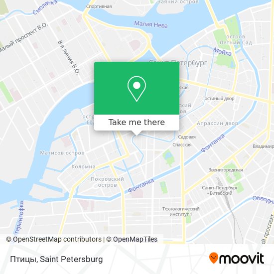 Птицы map