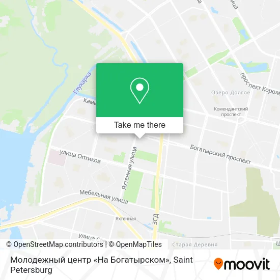 Молодежный центр «На Богатырском» map