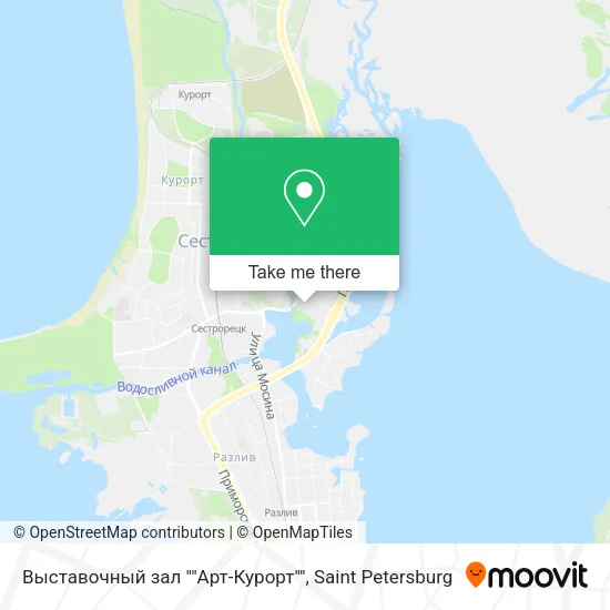Выставочный зал ""Арт-Курорт"" map