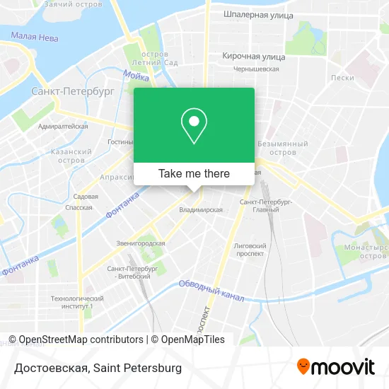 Достоевская map