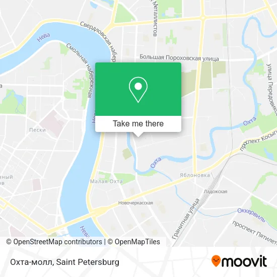 Охта-молл map